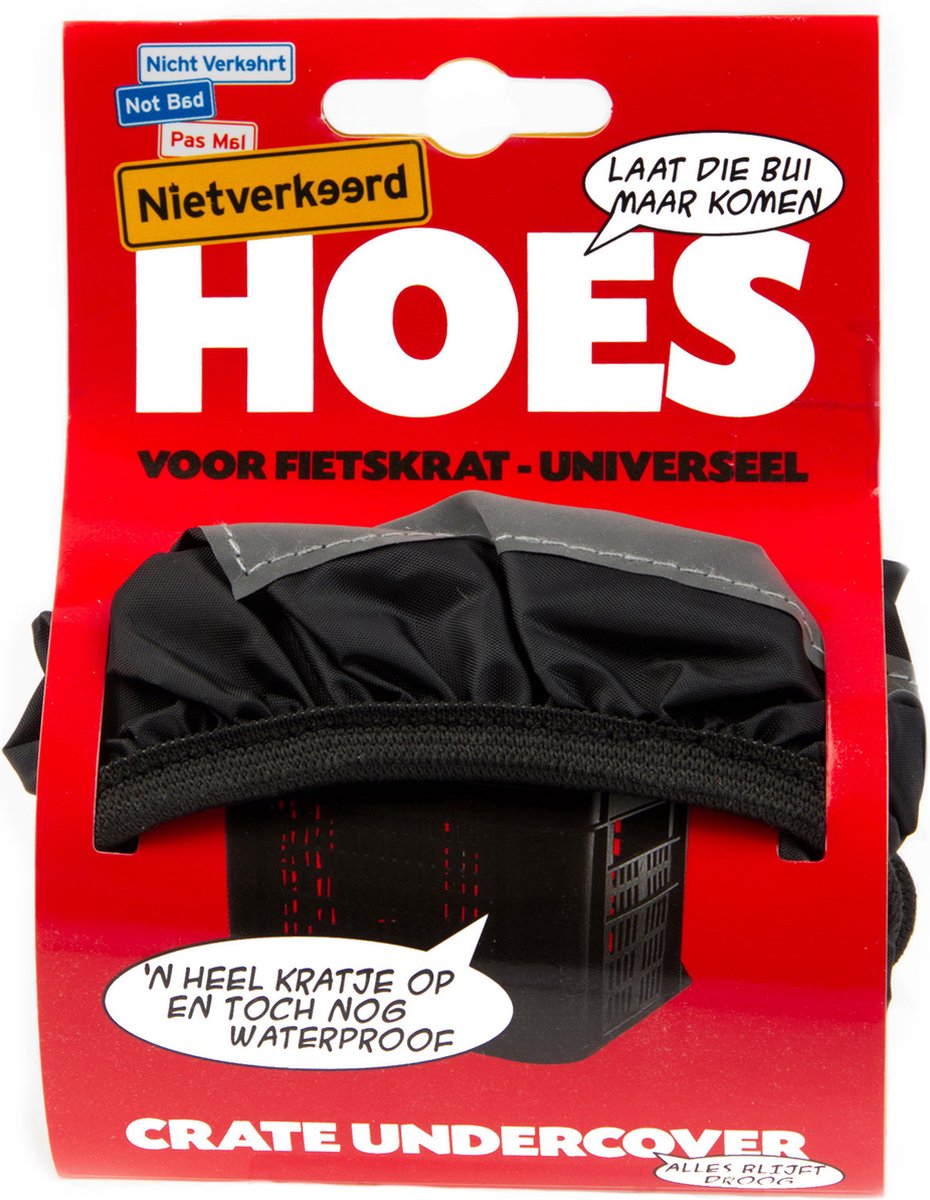 Crate undercover NietVerkeerd - gun black