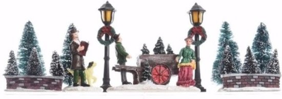 Kerstdorp kerst parkje 31 cm type 1