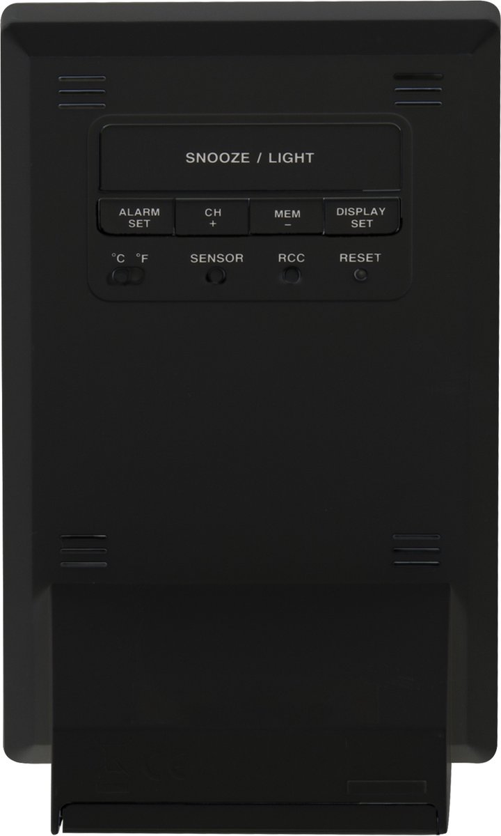 Alecto WS-2200 Stijlvol weerstation - verlicht display zwart | bol.com