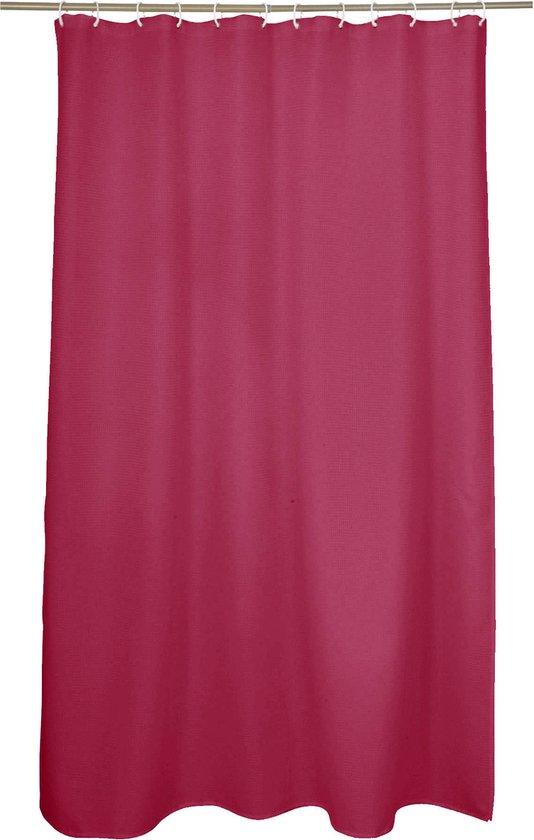 Livetti Douchegordijn PEVA voor douchestang 180x200 cm Rasperry