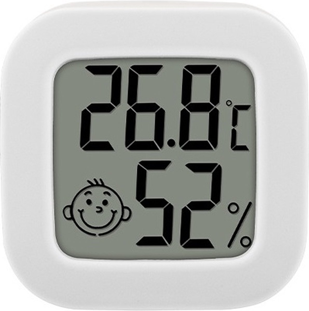 4cm Mini Thermometer Digitaal Binnen Wit