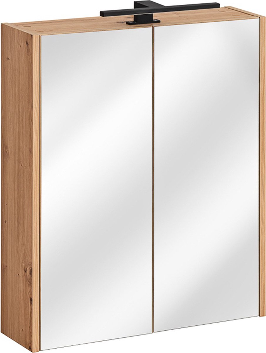 Bath Vida Priano badkamermeubel Enkele spiegeldeur wandmontage, wit