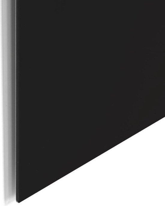 IVOL Glassboard Zwart 60 x 90 cm - Magneetbord - Beschrijfbaar - Magnetisch prikbord - IVOL