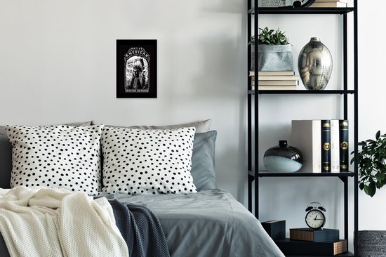 Cadre photo avec affiche - Indien - Vintage - Zwart - Wit - 20x30 cm - Cadre pour affiche