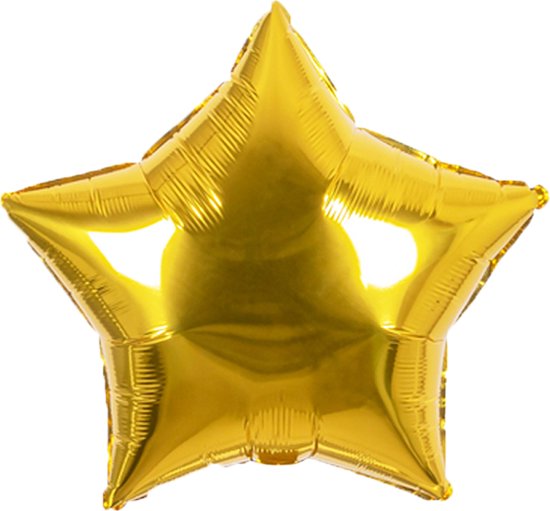 Folie ballon Ster Goud Helium Ballonnen Verjaardag Versiering Kerst Huwelijk Ster Ballon Gouden Decoratie - 1 Stuk