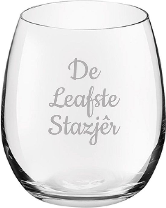Verre Gravé 39cl De Leafste Stazjêr