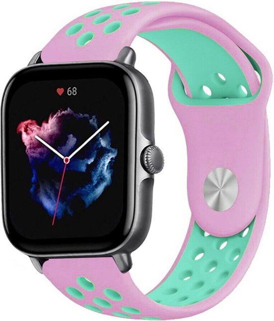 GIOPUEY Magneetarmband, compatibel met Amazfit Bip 6, 22 mm, gevlochten nylon armband, uniseks, elastische reservearmband, für Amazfit Bip 6