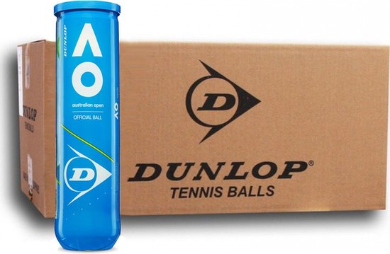 Dunlop Australian Open Tennisballen - 4 stuks