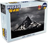 Puzzel Berg - Sneeuw - USA - Legpuzzel - Puzzel 1000 stukjes volwassenen