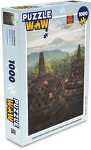 Puzzel Fantastisch uitzicht over de jungle vanaf de Borobudur - Legpuzzel - Puzzel 1000 stukjes volwassenen