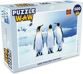 Puzzle Portrait de trois pingouins - Puzzle - Puzzle 500 pièces
