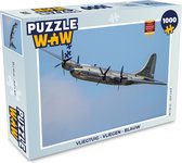 Puzzel Vliegtuig - Vliegen - Blauw - Legpuzzel - Puzzel 1000 stukjes volwassenen