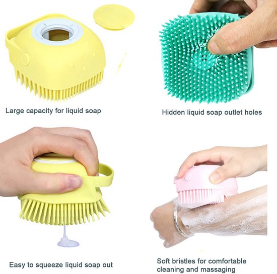 Silicone borstel voor in de keuken