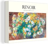 Toile - Peinture sur toile - Renoir - Bouquet de fleurs - Vase - Maîtres anciens - Toile peinture sur toile - Décoration murale - 160x120 cm