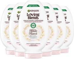 Garnier Loving Blends - Conditioner - Milde Haver - Normaal Haar, Gevoelige Hoofdhuid - 6 x 250ml