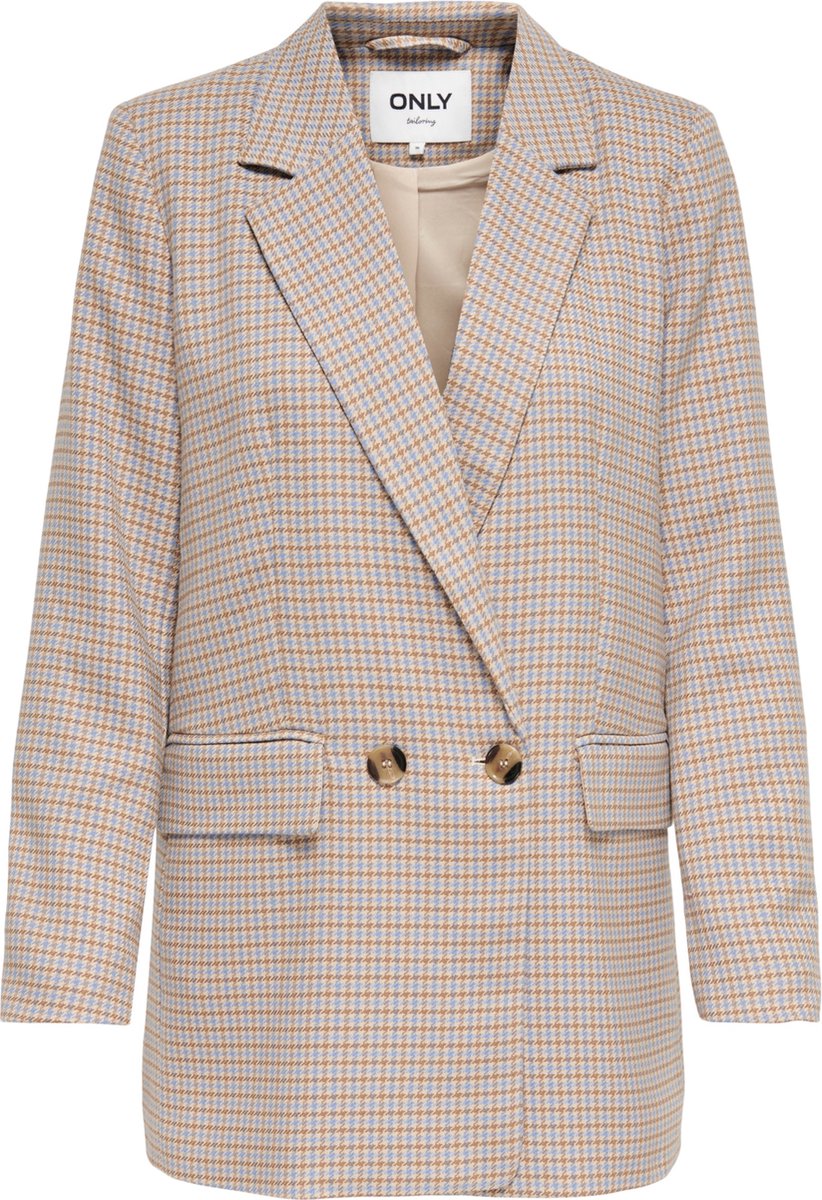 ONLY ONLADISON L/S CHECK BLAZER TLR OS NOOS Dames Blazers - Maat 36