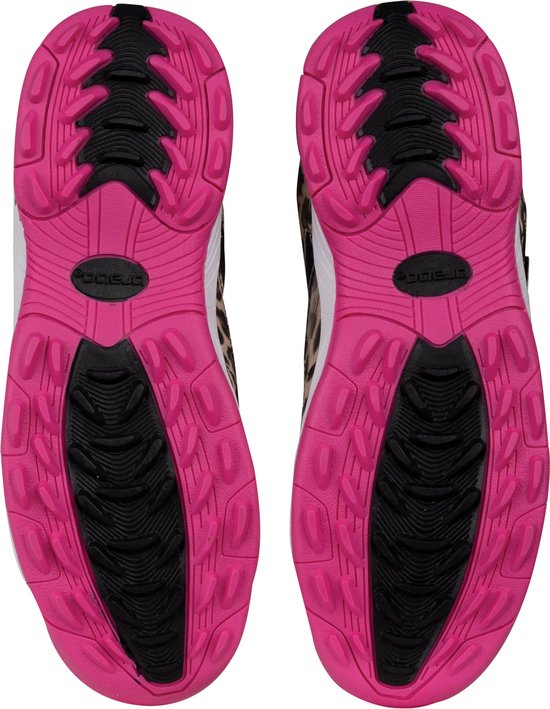 Brabo Velcro Chaussures de hockey - Noir/ Pink/Imprimé - taille 36