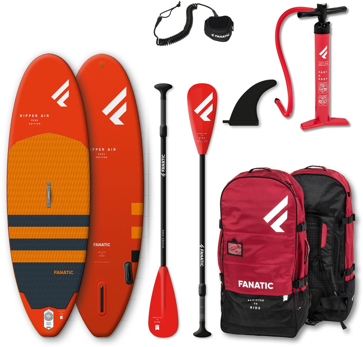 Fanatic Ripper Air 7'10 X 28 X 4.5 - Opblaasbare supboard - 15PSI - Allround - Gevorderd - Suppen