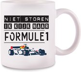Mok - Niet Storen, Ik kijk naar Formule 1 - Kado Formule 1 - Mok - Max - kampioenen - Wereld kampioenen - Keramiek Mok - Go Max
