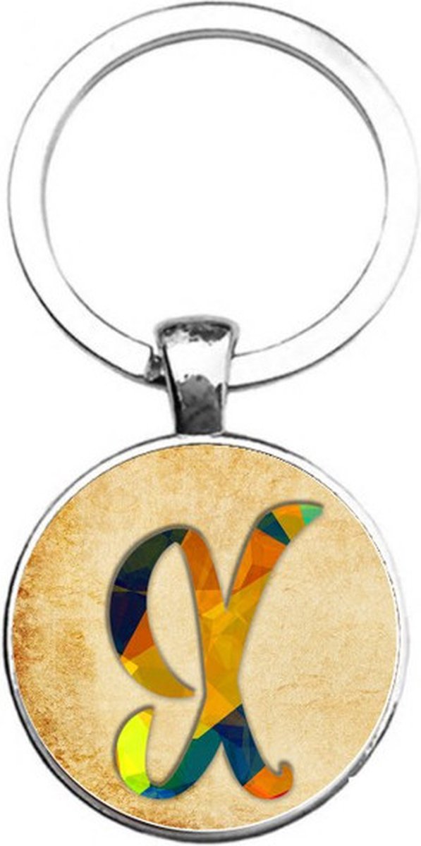 Sleutelhanger Glas - X