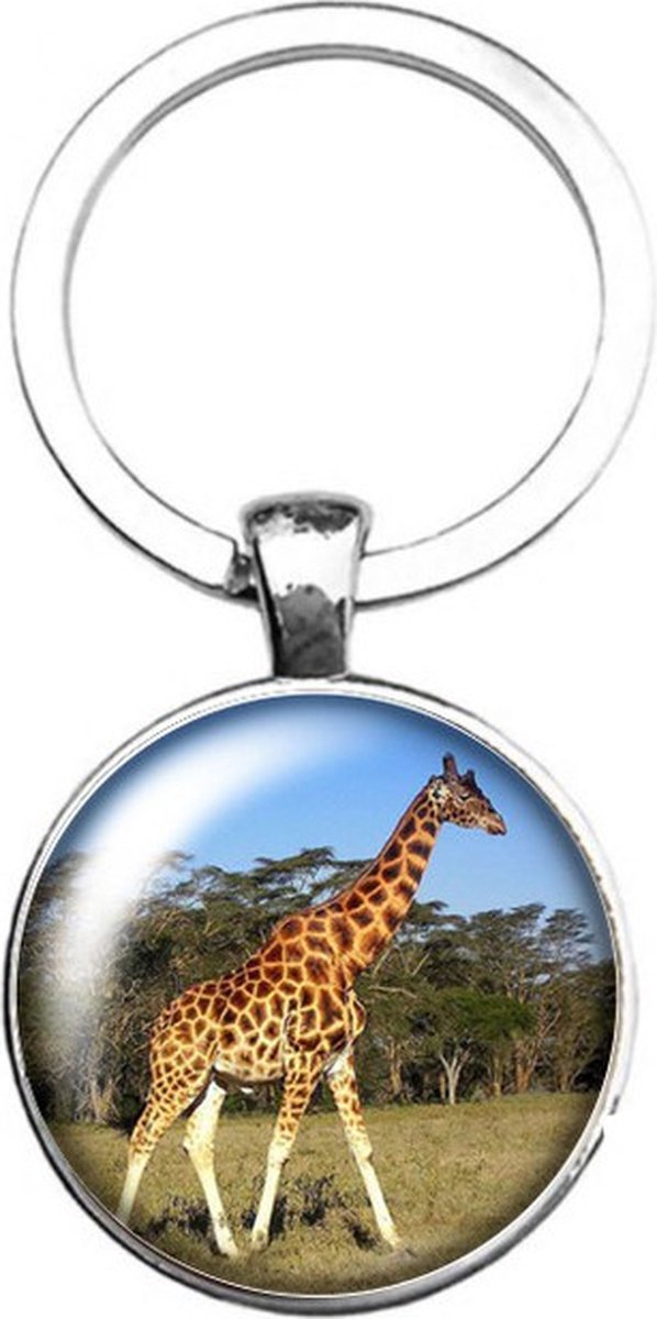 Sleutelhanger Glas - Giraffe
