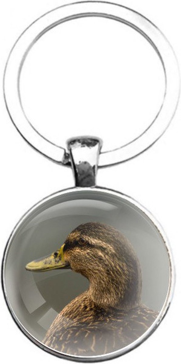 Sleutelhanger Glas - Eend