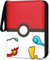 Afbeelding van het spelletje Pokémon Verzamelmap geschikt voor 400 kaarten - Premium Kwaliteit - 4 Pocket verzamelalbum - 50 Pagina's - Pokemon map