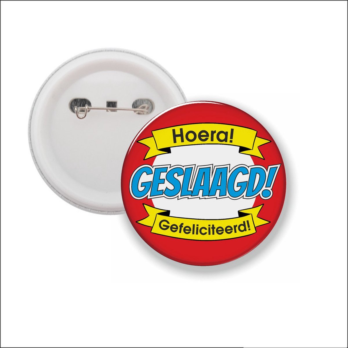 Button Met Speld 58 MM - Geslaagd!