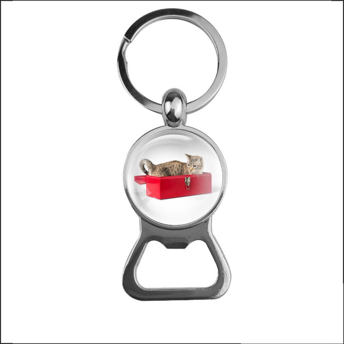 Bieropener Glas - Kat