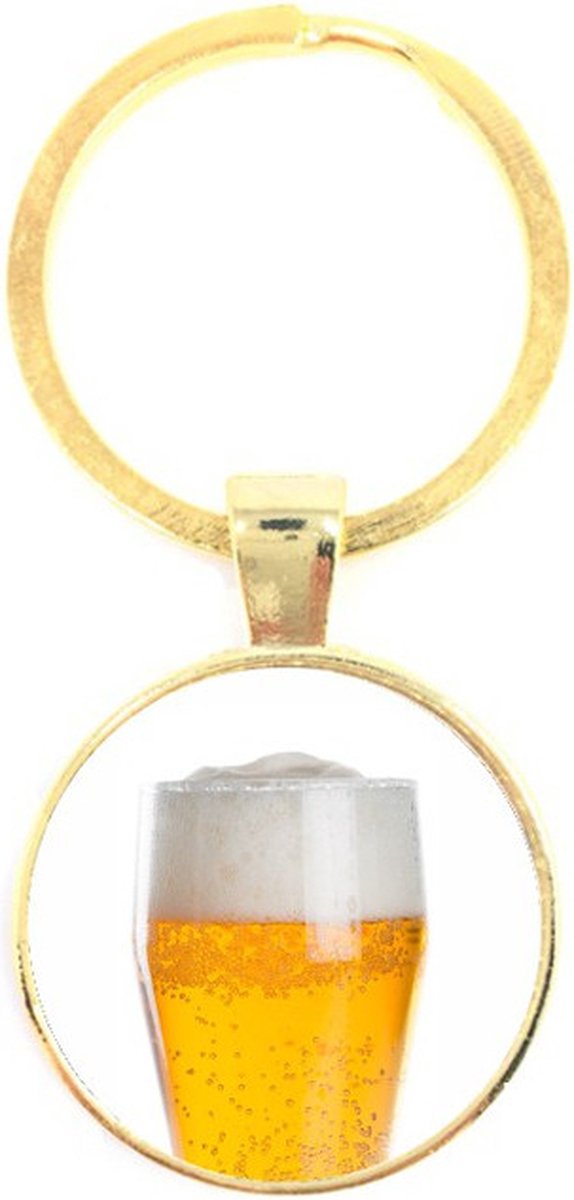Sleutelhanger Glas - Bier