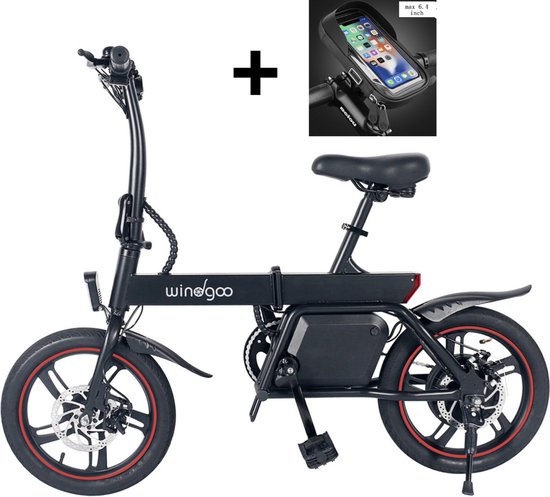 Windgoo B20 PRO – e-bike – 16 inch – 250W – 7.8Ah – zwart