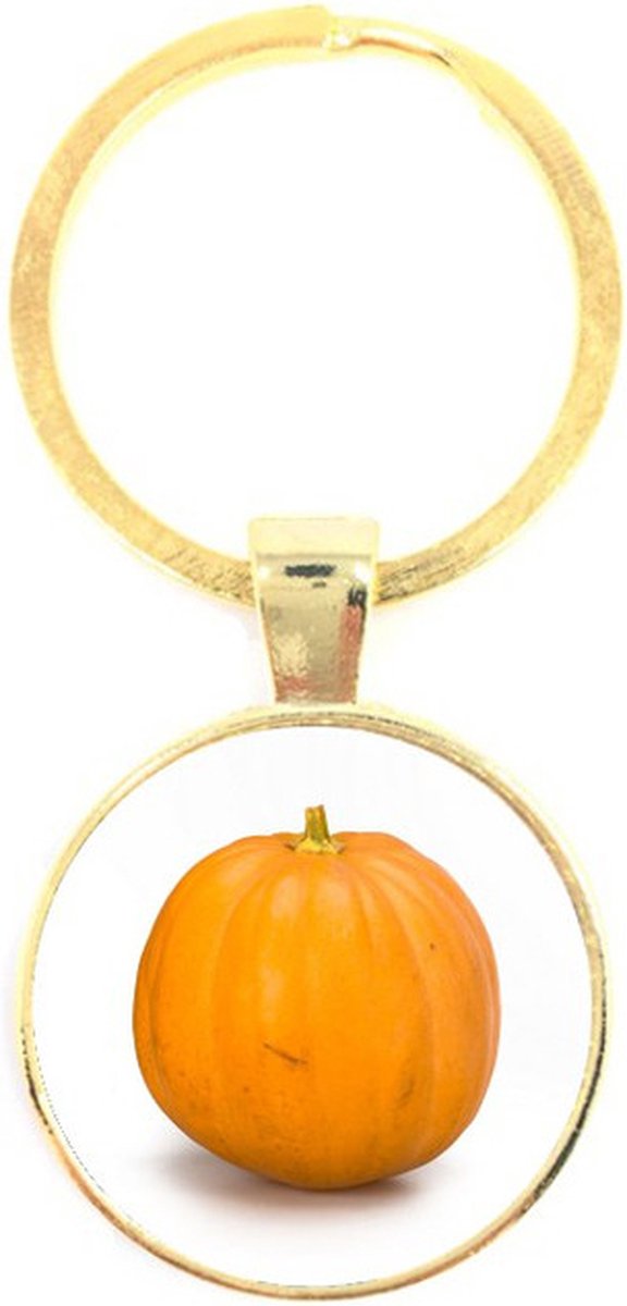 Sleutelhanger Glas - Pompoen