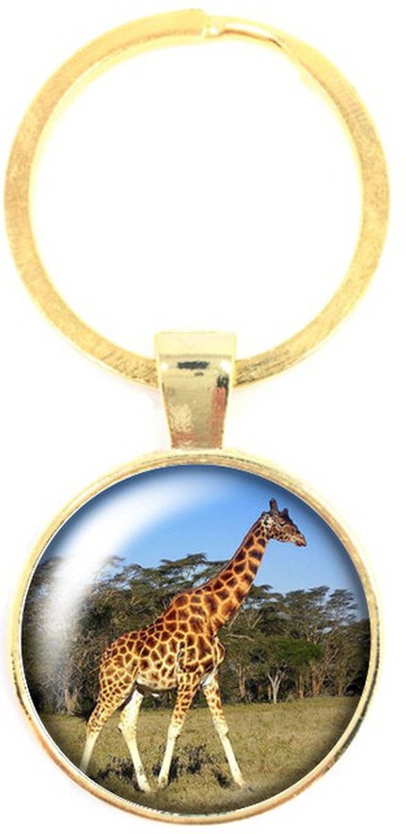 Sleutelhanger Glas - Giraffe