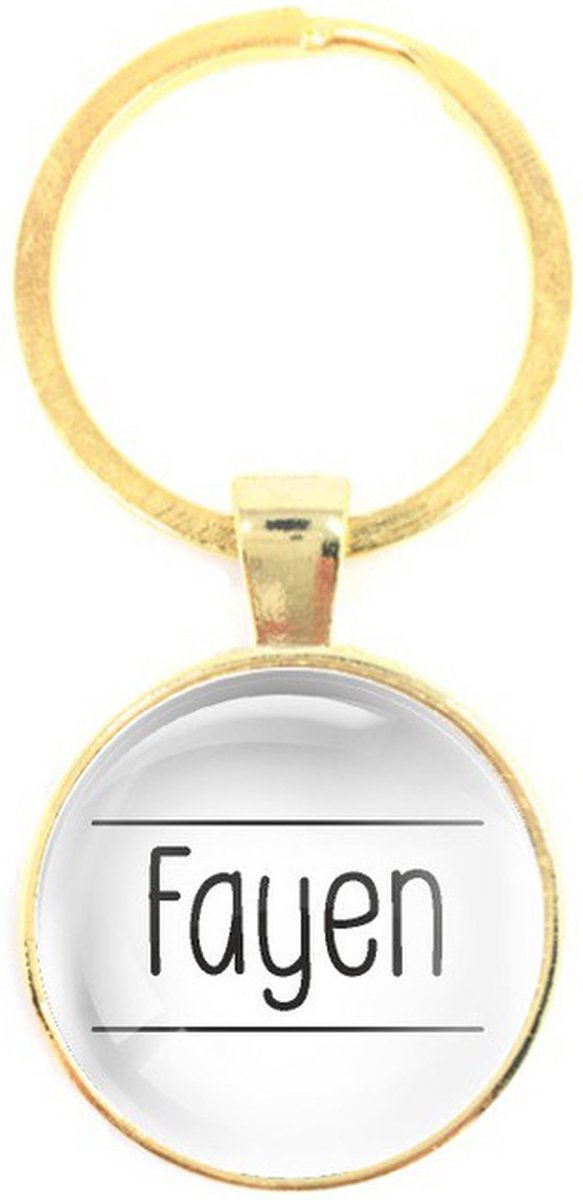Sleutelhanger Glas - Fayen