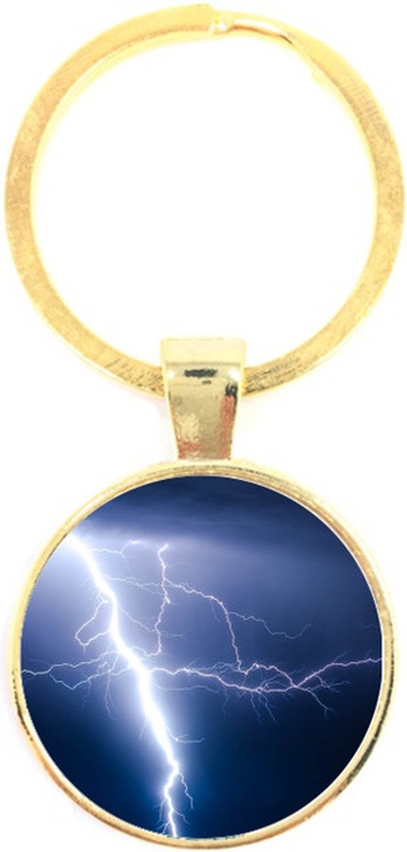 Sleutelhanger Glas - Onweer