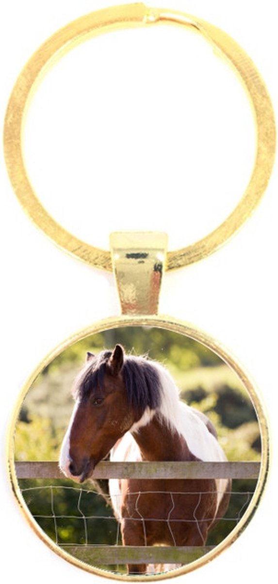 Sleutelhanger Glas - Paard