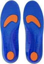 Semelles Gel 41-46 - Blauw / Oranje - Gel - Pointure 41-46 - Semelles - Semelles - Semelle - Semelles - Chaussures pour femmes