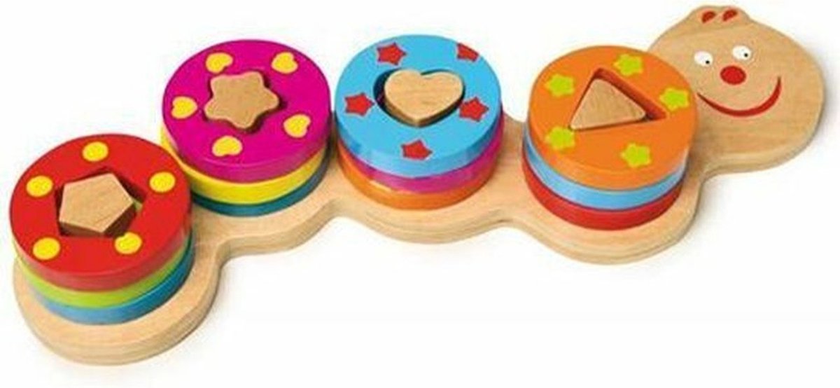 small foot - Shape-Fitting Game Caterpillar