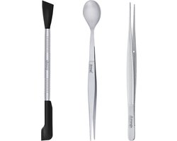 Triangle Garneerset Final Touch – 17 cm – RVS – 3-delig – Luxe Keuken