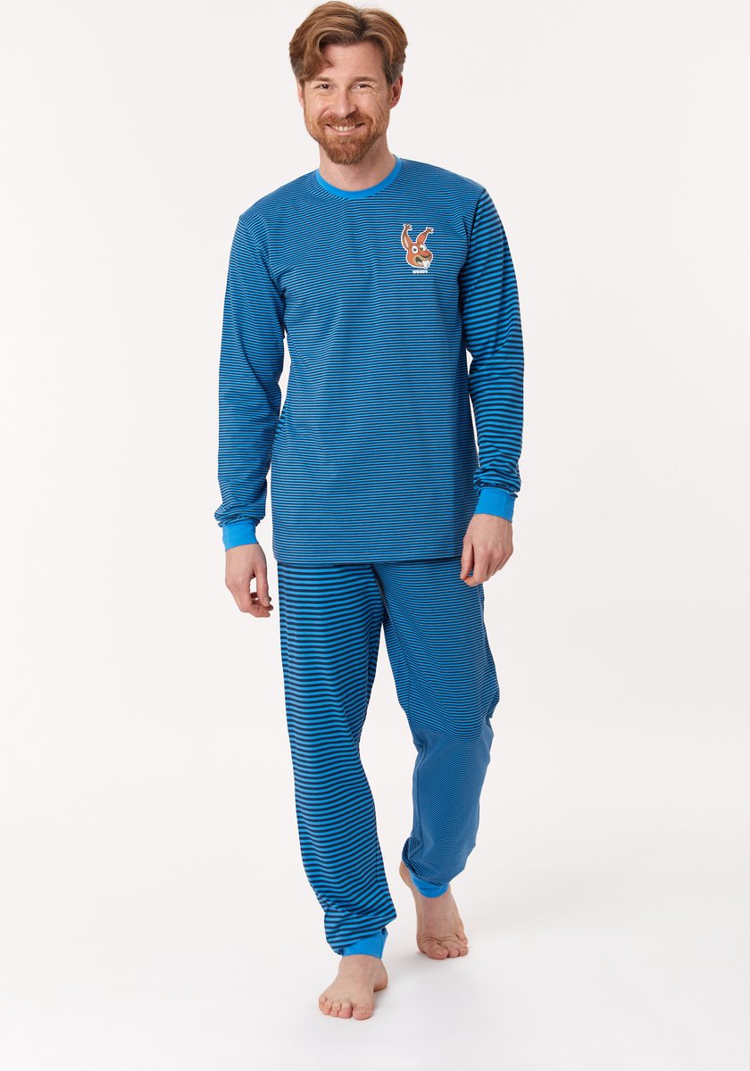 Herren Frottee Pyjama langarm Schlafanzug mit Bündchen - 212 101 13 801 Herren Frottee Pyjama langarm Schlafanzug mit Bündchen - 212 101 13 801