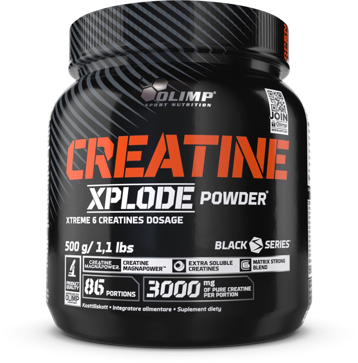 Goedkoopste Creatine Xplode 500gr Orange