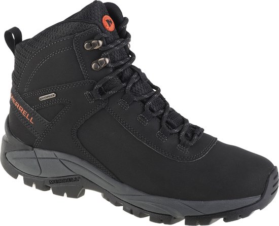 Merrell Vego Mid Leren Wp-wandelschoenen Zwart EU 44 Man