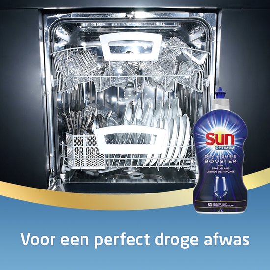 Sun Dry & Shine Liquide de rinçage lave-vaisselle Booster - 6 x 450 ml