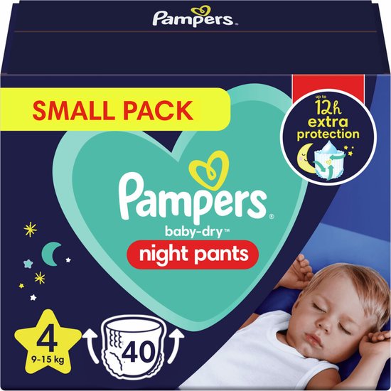 Pampers - Night Pants - Maat 4 - Small Pack - 40 luierbroekjes | bol.com
