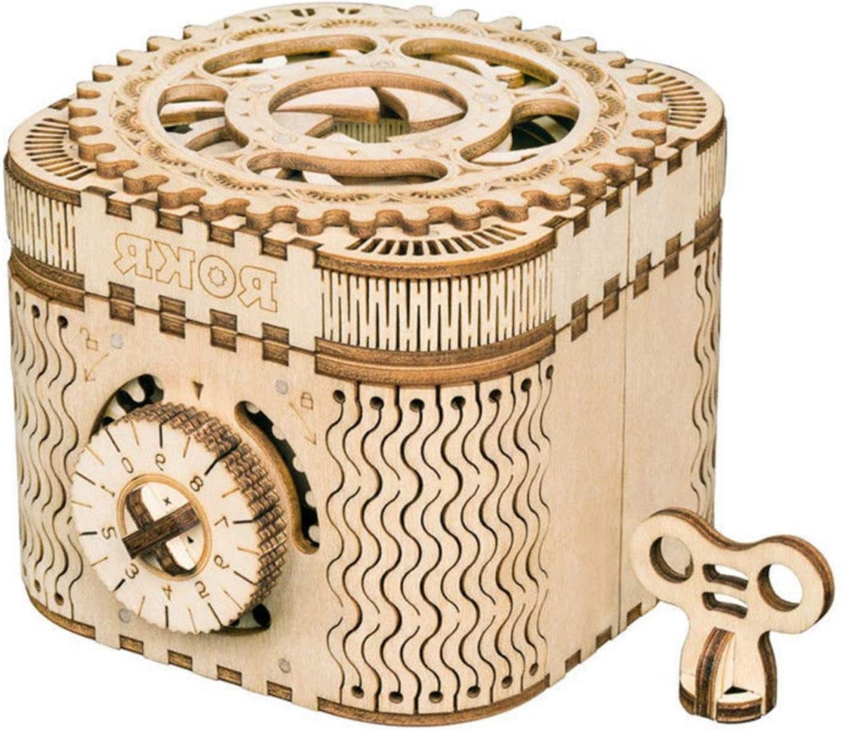 ROBOTIME LQ502 3D Houten Puzzel - Modelbouw Met Elastieken & Doel Voor Volwassenen