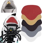 Schoen Hak Reparatie Vervanging - Wit - Set van 4 - Gat In Schoen Maken - Sticker Terug Sneaker Bekleed Met Anti-Slijtage Na Hak - Voetverzorging