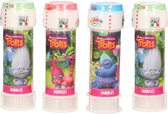 24x Trolls bellenblaas flesjes met spelletje 60 ml voor kinderen - Trollen - Uitdeelspeelgoed - Grabbelton speelgoed
