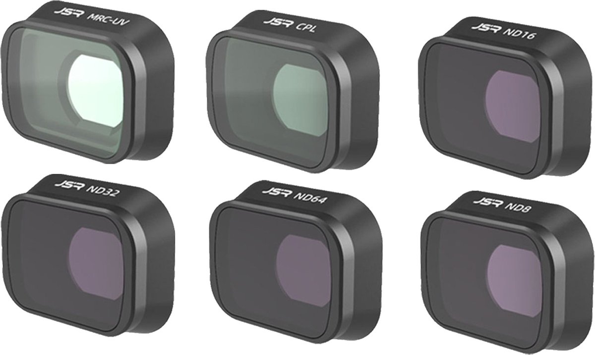 YONO ND Filter Set geschikt voor DJI Mini 3 Pro - CPL / UV / ND8 / ND16 / ND32 / ND64 - Lens Camera Accessoires - 6in1