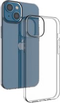 Ceezs telefoonhoesje geschikt voor Apple iPhone 14 ultra thin siliconen hoesje - optimale bescherming - dun design - transparant