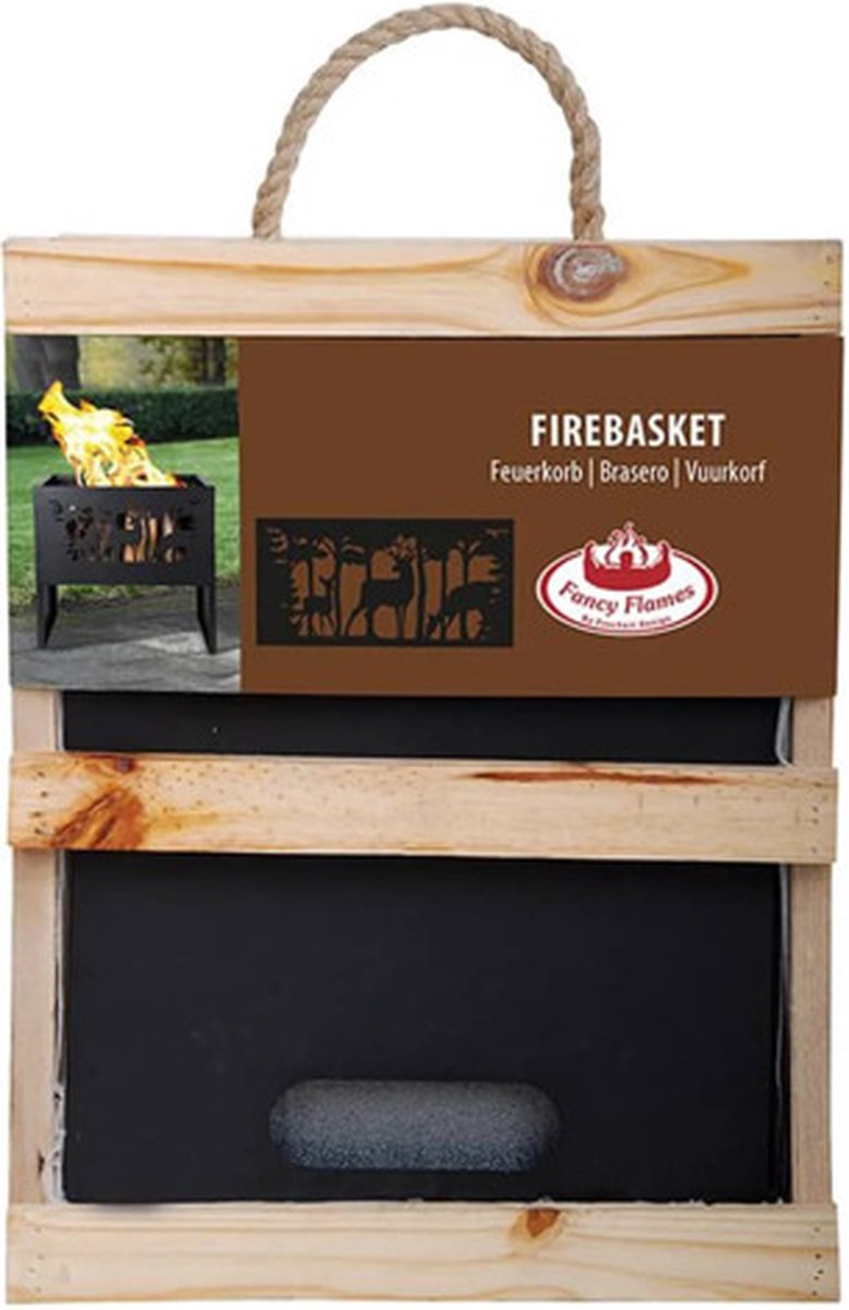 Esschert Design Brasero rectangulaire Herten